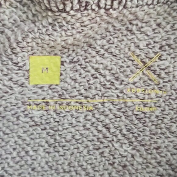 Purple Cowl Neck Pullover Sweatshirt - Picture 3 of 4